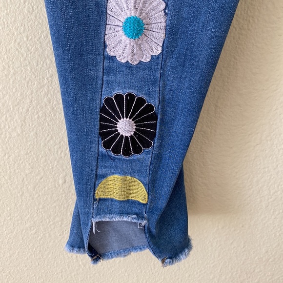 Coco + Carmen Jeans Coco Carmen Embroidered Side Panel Jeans Poshmark